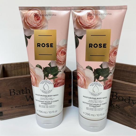 Bath & Body Works Rose Moisturizing Body Wash x 2 - Picture 1 of 2